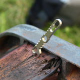 QingGear Titanium Multi Tool TC4 Mini Keychain Wrench Box Opener Bottle Opener Pry Bar Hex Screwdriver EDC Pocket Tool Gift