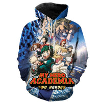 Anime My Hero Academia Hoodie Cosplay Costume Sweatshirts 3D Printed Pullover Men Women Fashion Casual Hoodies