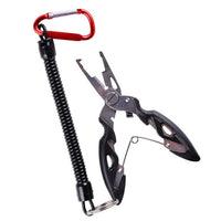 Fishing Pliers Fish Line Cutter Scissors Mini Fish Hook Remover Multifunction Tools New Black Beak Jaw