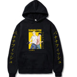 Anime Fleece Casual Pullover Hoodie Men