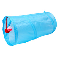 Cat Tunnel 2 Holes Pet Play Tubes Balls Collapsible Crinkle Kitten Toys Puppy Ferrets Rabbit Play Dog Tunnel Tubes