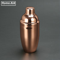 New Arrival Stainless Steel Shaker Cocktail Shaker Gunmetal Black bottle Martini Bartender tools Shaker Drink 550ML