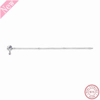 925 Sterling Silver Charm Bracelets for Women Detailed with Floral Stone-studded Clasp Enamel-embellished dangle Ladybird FLB055