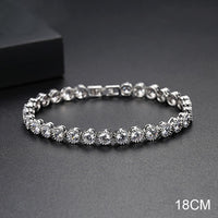 2021 New Fashion Luxury 925 Sterling Silver Tennis women's Bracelets Bangle For Women Christmas Gift Jewelry