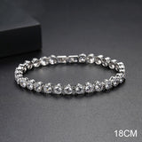 2021 New Fashion Luxury 925 Sterling Silver Tennis women's Bracelets Bangle For Women Christmas Gift Jewelry