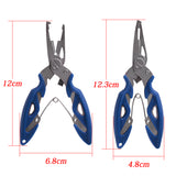 Fishing Pliers Fish Line Cutter Scissors Mini Fish Hook Remover Multifunction Tools New Black Beak Jaw