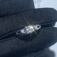 New Product Promotion Moissanite  0.5ct  Hardness 9.3, diamond substitutes, can be tested by instruments. Popular jewelry