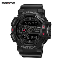 2020 new Sanda men sports watch casual fashion watch electronic watch male waterproof watch men erkek kol saati electronic watch