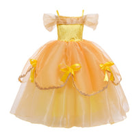 Girls Princess Dresses for 4-10T Children Kids Halloween Cosplay Costume Role-play Clothing Dress