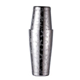 New Style Boston Cocktail Shaker With Etched Pattern Tin Set - 800ml & 500ml