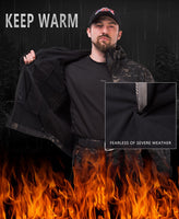 Hiking Army Jackets Men Military Airsoft Camping Tactical Jacket Winter Shark Skin SoftShell Waterproof Jacket Windbreaker