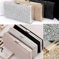 Women Evening Clutch Bag Diamond Sequin Clutch Female Crystal Day Clutch Wedding Purse Party