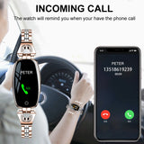 Women Smart Watch 0.96" OLED Heart Rate Blood Pressure Monitor Pedometer Fitness Tracker Waterproof Fashion Smartwatch