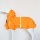 pet supplies dog clothes big dog waterproof poncho pet reflective strip dog raincoat 1pcs