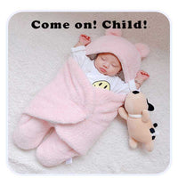 Baby Warm Comfortable Cartoon Envelope Swaddle Winter Wrap Blanket  Unisex lovely