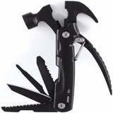 Hammer Multitool Camping Accessories with Multitool Card Tool 12 in 1 Cool Gadget Stocking Stuffer for Men Fathers Valentines Day Gifts