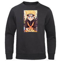 Cartoon Anime Naruto Men's Hoodies Autumn Harajuku brand clothing Men Sweatshirt Fleece Warm Sweatshirts Japan Anime Pullover