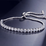 2021 New Fashion Luxury 925 Sterling Silver Tennis women's Bracelets Bangle For Women Christmas Gift Jewelry