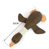 2020 30cm Cartoon Pet Goose Plush Toy For Large Dog Cute Soft Indestructible Chew Plush Doll Toys For Pet Puppy