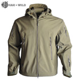 Hiking Army Jackets Men Military Airsoft Camping Tactical Jacket Winter Shark Skin SoftShell Waterproof Jacket Windbreaker