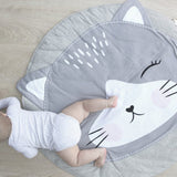 Baby Play Mat Pad Cotton Newborn Infant Crawling Blanket Animal Playmat Round Carpet Floor Rug Kids Children Room Nordic Decor
