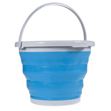 5L Folding Bucket Portable Folding Art Bucket Car Wash Fishing Bathroom Kitchen Silicone Travel Bucket Outdoor Camping Supplies