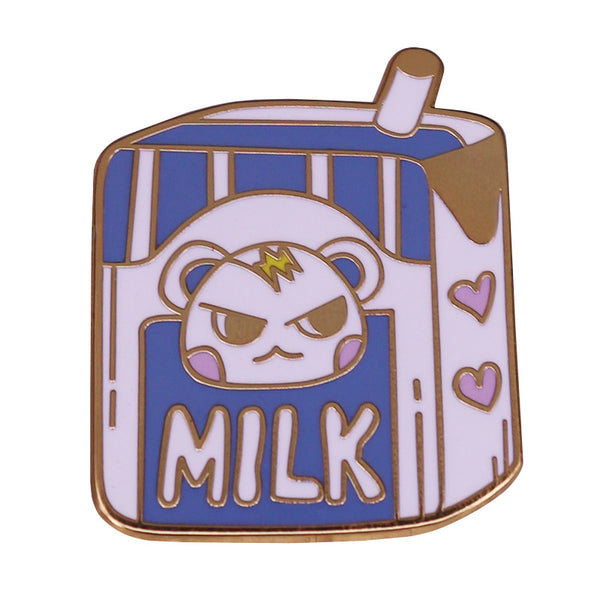 Animal Crossing Cute Villager Xiaorun Milk Brooch