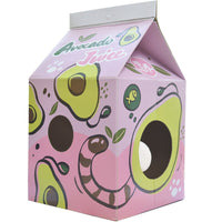 [MPK Store] Japanese Cute Juice Box House Cat Bed Cat Scratch Board, Cat Sofa, Cat Toy