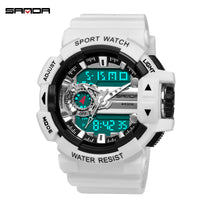 2020 new Sanda men sports watch casual fashion watch electronic watch male waterproof watch men erkek kol saati electronic watch