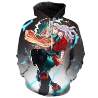 Anime My Hero Academia Hoodie Cosplay Costume Sweatshirts 3D Printed Pullover Men Women Fashion Casual Hoodies