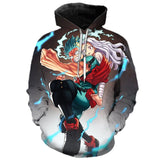 Anime My Hero Academia Hoodie Cosplay Costume Sweatshirts 3D Printed Pullover Men Women Fashion Casual Hoodies