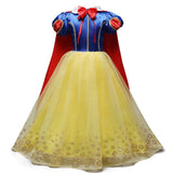 Girls Princess Dresses for 4-10T Children Kids Halloween Cosplay Costume Role-play Clothing Dress