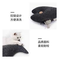 Cat toy black fish catnip toy funny cat toy simulation fish cat pillow bite-resistant molar toy cat toy