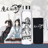 New 1Pc Chinese and Japanese Anime Series Glass Cup Cartoon Figure Stainless Steel Water Bottle Anime Around