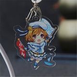 Anime Cosplay LoveLive! school idol project Kotori Tojo Rin Maki Nico Acrylic Keychain Keyring Halloween Cartoon Keychain Gift