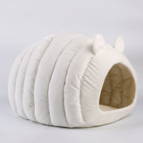 Sheep nest cat litter mat pet cat litter cat house cat bed semi-closed cat sleeping bag