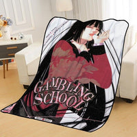 Custom Kakegurui anime Blankets for beds throw blanket soft blanket summer blanket anime blanket travel blanket