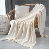 Nordic Sofa Blanket Office Nap Shawl Blanket Chunky Knit Blanket Leisure Air Conditioning Blankets for Beds Weighted Blanket Vs