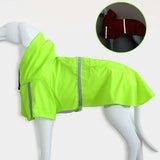 pet supplies dog clothes big dog waterproof poncho pet reflective strip dog raincoat 1pcs