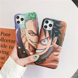 Japan Anime One Piece Roronoa Zoro Case For Iphone 11 12 Pro 6 7 8 Plus X XR XS Max Funda Phone Cases Soft TPU Back Cover