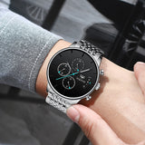 Watch for Men Black 42mm Luminous Wristwatch Luxury Casual Mens Branded Watches Fashion Clock Wrist Watches Relogio