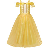 Girls Princess Dresses for 4-10T Children Kids Halloween Cosplay Costume Role-play Clothing Dress