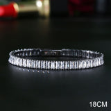 2021 New Fashion Luxury 925 Sterling Silver Tennis women's Bracelets Bangle For Women Christmas Gift Jewelry