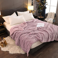 Super Soft Cashmere Home Sofa Bed Throw Blanket 150x200cm Home Decor Bedding Warm Cover Blanket Winter Bedspread Blanket