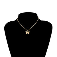 LATS Butterfly Choker Necklace For Women Gold color Chain Statement Collar Female Chocker Best Shining Jewelry Party 2020 New