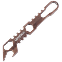 QingGear Titanium Multi Tool TC4 Mini Keychain Wrench Box Opener Bottle Opener Pry Bar Hex Screwdriver EDC Pocket Tool Gift