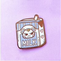 Animal Crossing Cute Villager Xiaorun Milk Brooch