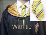 Robe Slytherin Ravenclaw Hufflepuff Cosplay Costume Kids Adult Robe cloak 4 styles Halloween Gift Harris costume