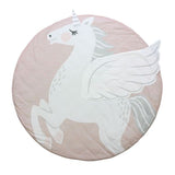 Baby Play Mat Pad Cotton Newborn Infant Crawling Blanket Animal Playmat Round Carpet Floor Rug Kids Children Room Nordic Decor