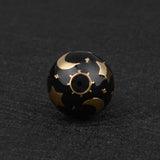 Eudora Harmony Ball Necklace Black Bell Pregnancy ball Pendant Moon star Design Musical Ball Necklace for Women Jewelry N14NB308